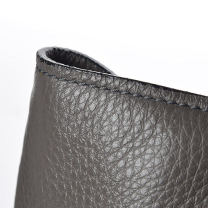 Tom Ford Grained Calfskin Sedgwick Medium Zipper Tote Graphite 13 of 16
