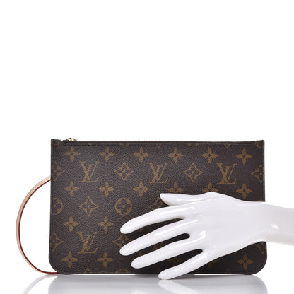 Louis Vuitton Monogram Neverfull MM GM Pochette 2 of 7