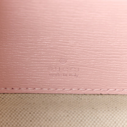 Gucci X PIKARAR Textured Dollar Calfskin Animal Print Mini Ophidia Top Handle Bowler Bag Pink Multicolor 6 of 10