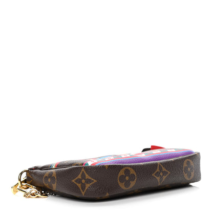 Louis Vuitton Monogram 2020 Christmas Animation Bumper Cars Mini Pochette Accessories Coquelicot 3 of 4