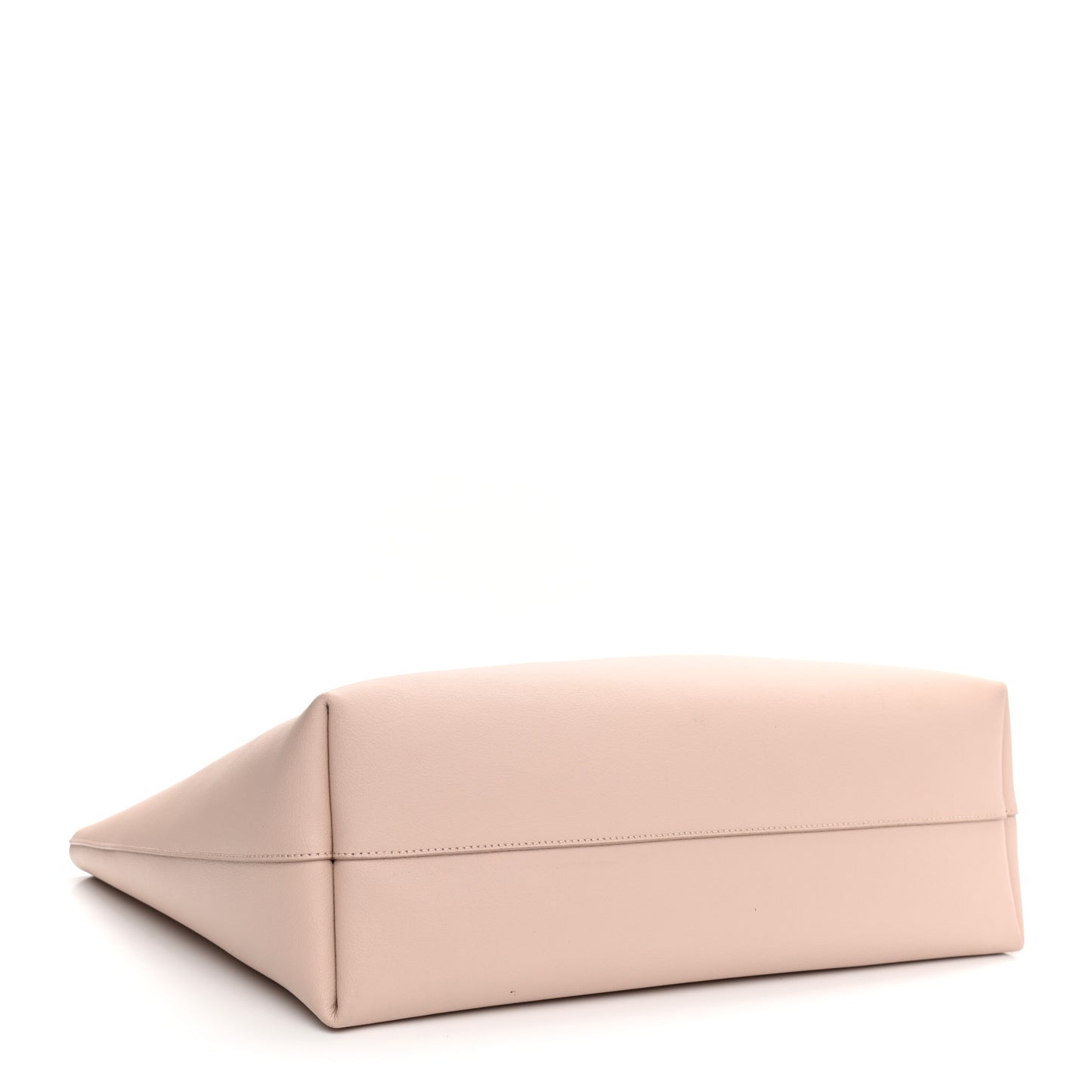 Calfskin Large Shopping Tote Pale Blush