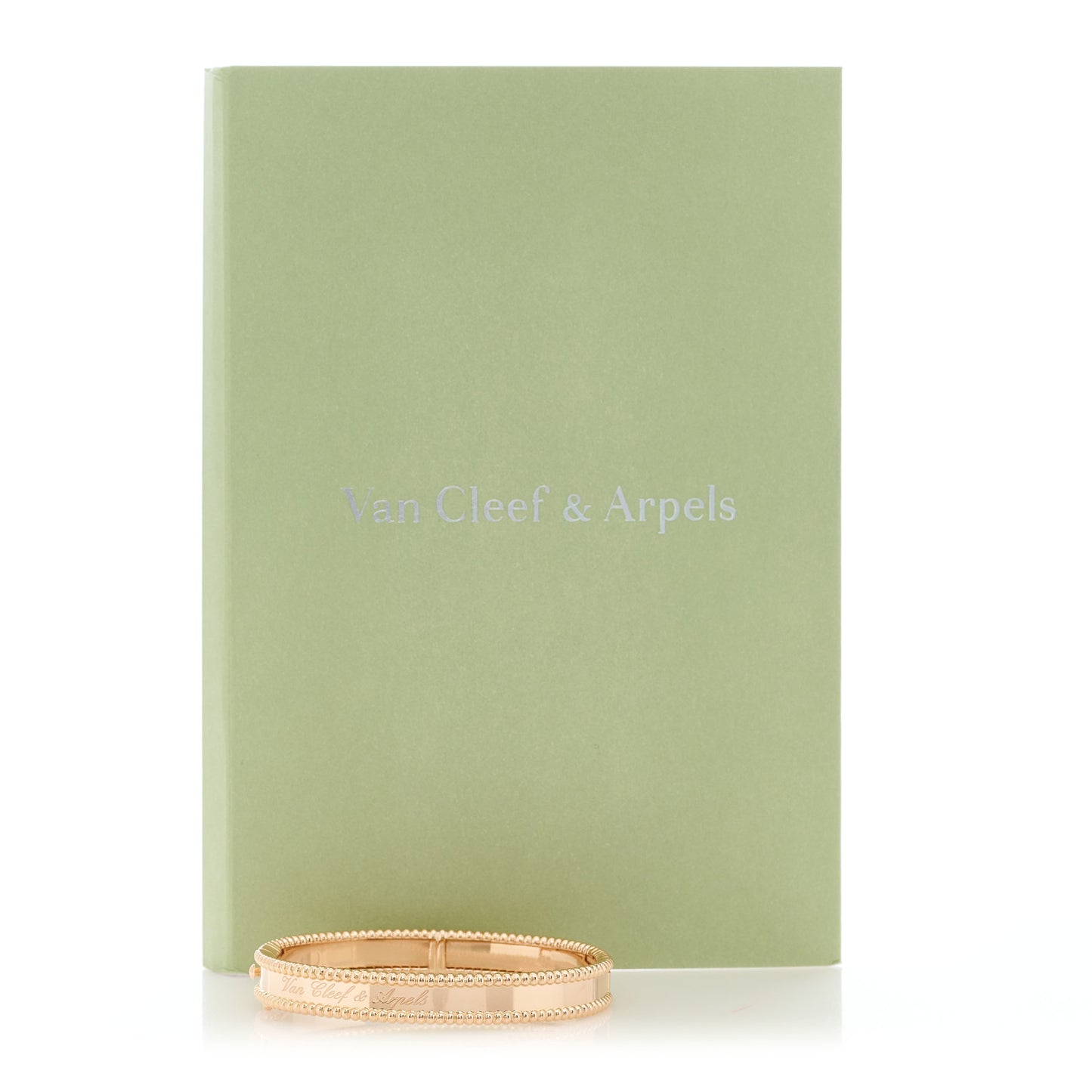 18K Rose Gold Perlee Signature Bangle Bracelet S
