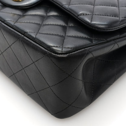 Chanel Lambskin Quilted Jumbo Double Flap Black 10 of 10