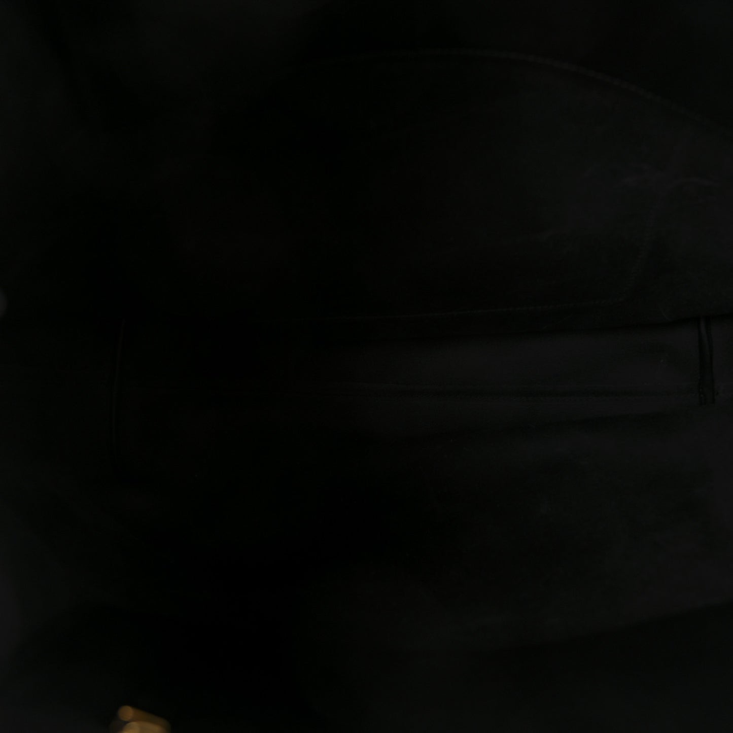 Calfskin Pocket Tote Black
