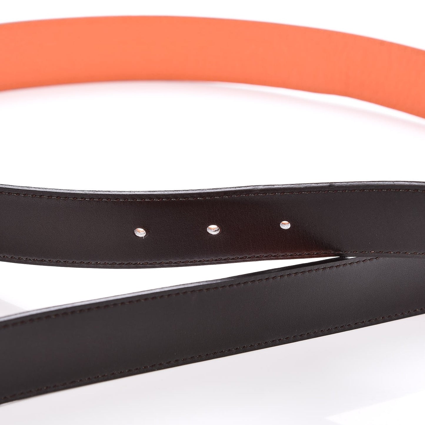 Box Togo 32mm Belt Strap 100 Chocolate Orange