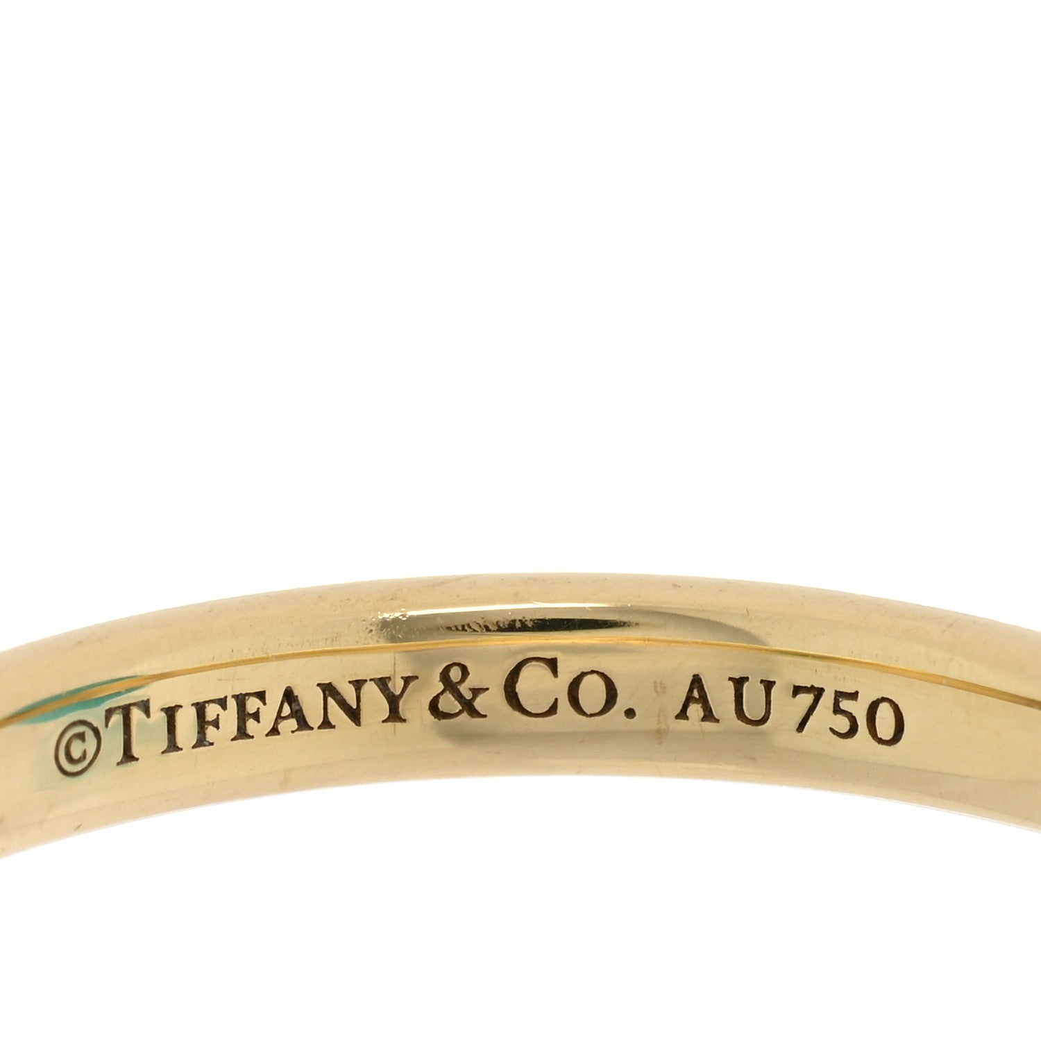 Tiffany 18K Yellow Gold Amazonite 8mm HardWear Ball Ring 45 3.5 4 of 5