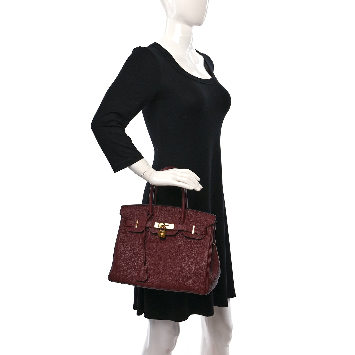 Hermes Togo Birkin 30 Rouge H 2 of 14