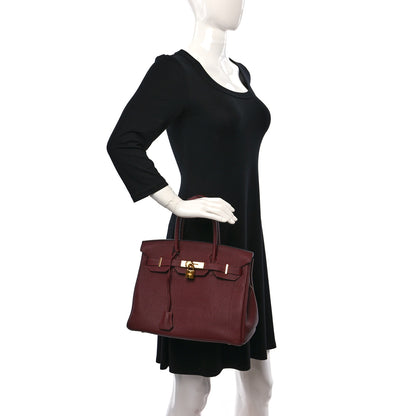 Hermes Togo Birkin 30 Rouge H 2 of 14
