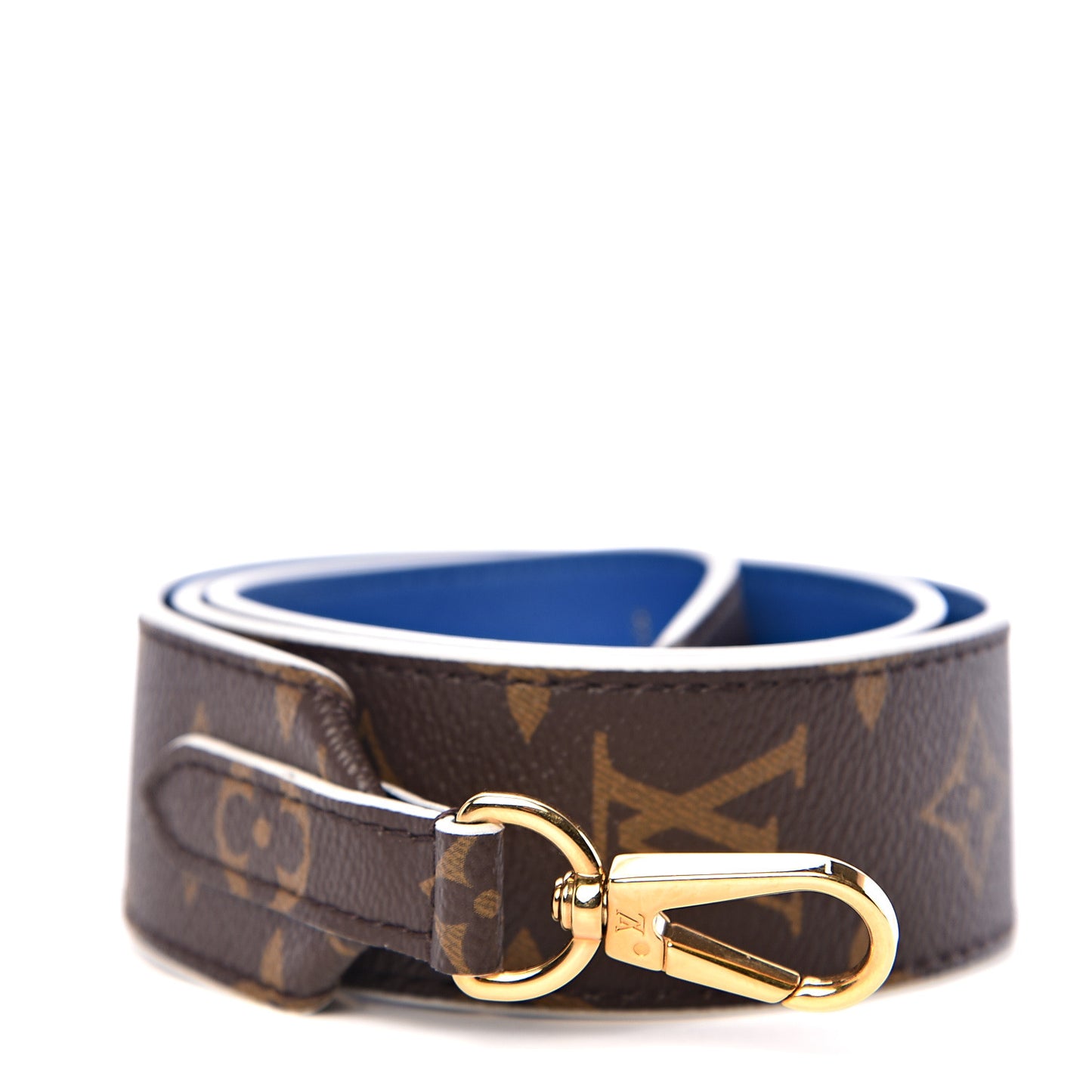 Monogram Bandouliere Shoulder Strap Blue