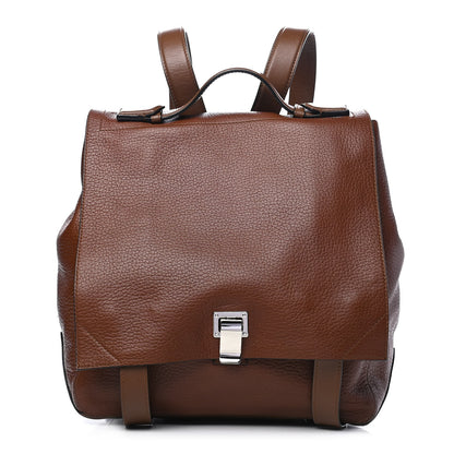 Proenza Schouler Calfskin Large PS Courier Backpack Hazelnut 1 of 12