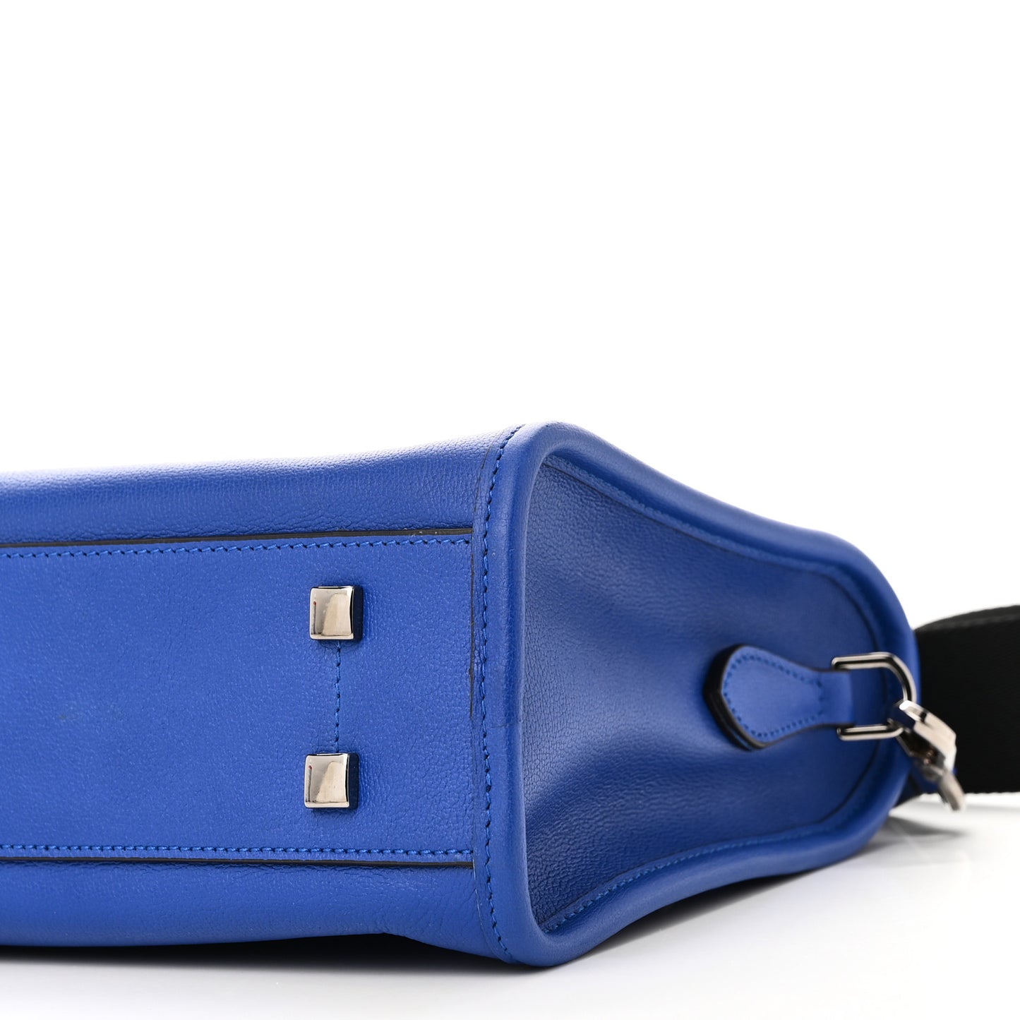 Grainy Calfskin Webb Top Handle Bag Ultraviolet