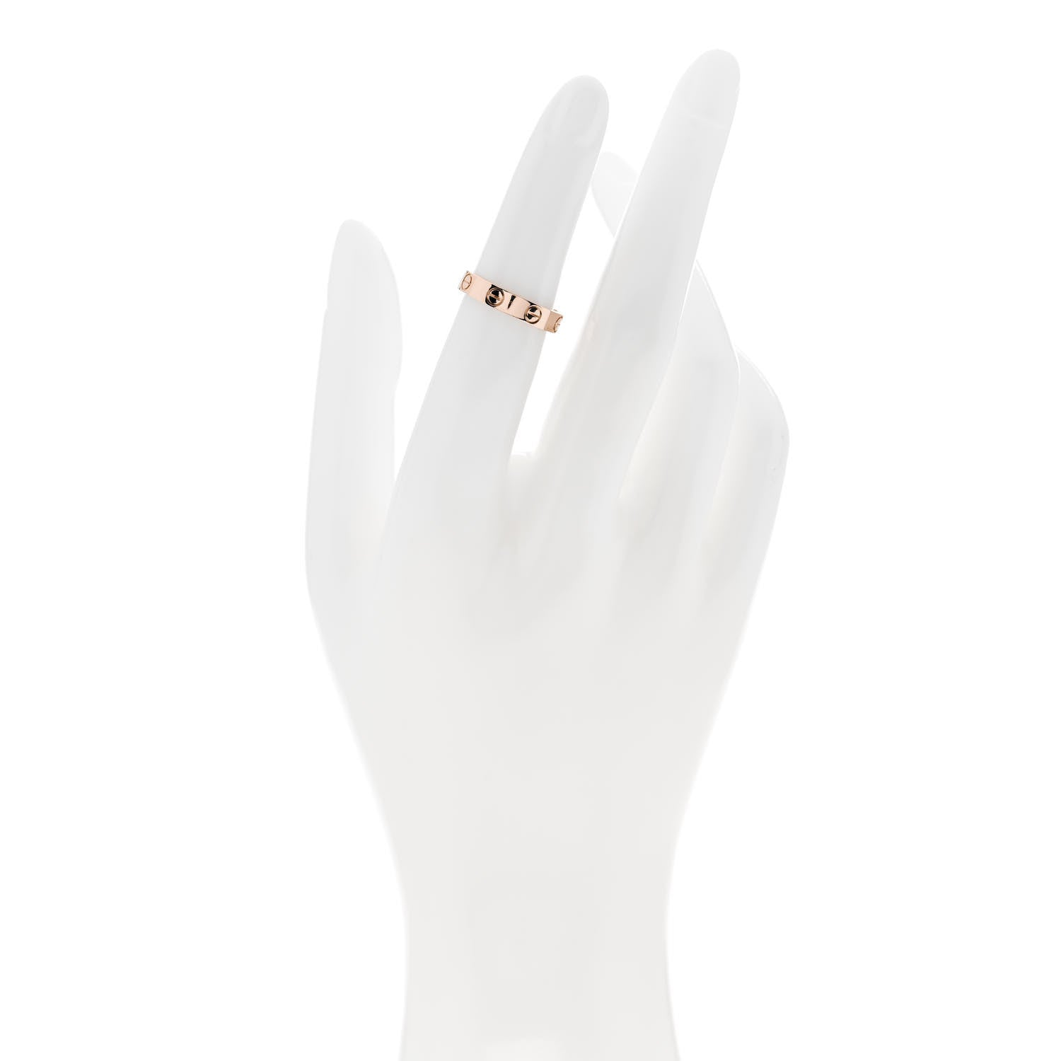 Cartier 18K Pink Gold 3.5mm LOVE Wedding Band Ring 49 5 2 of 5