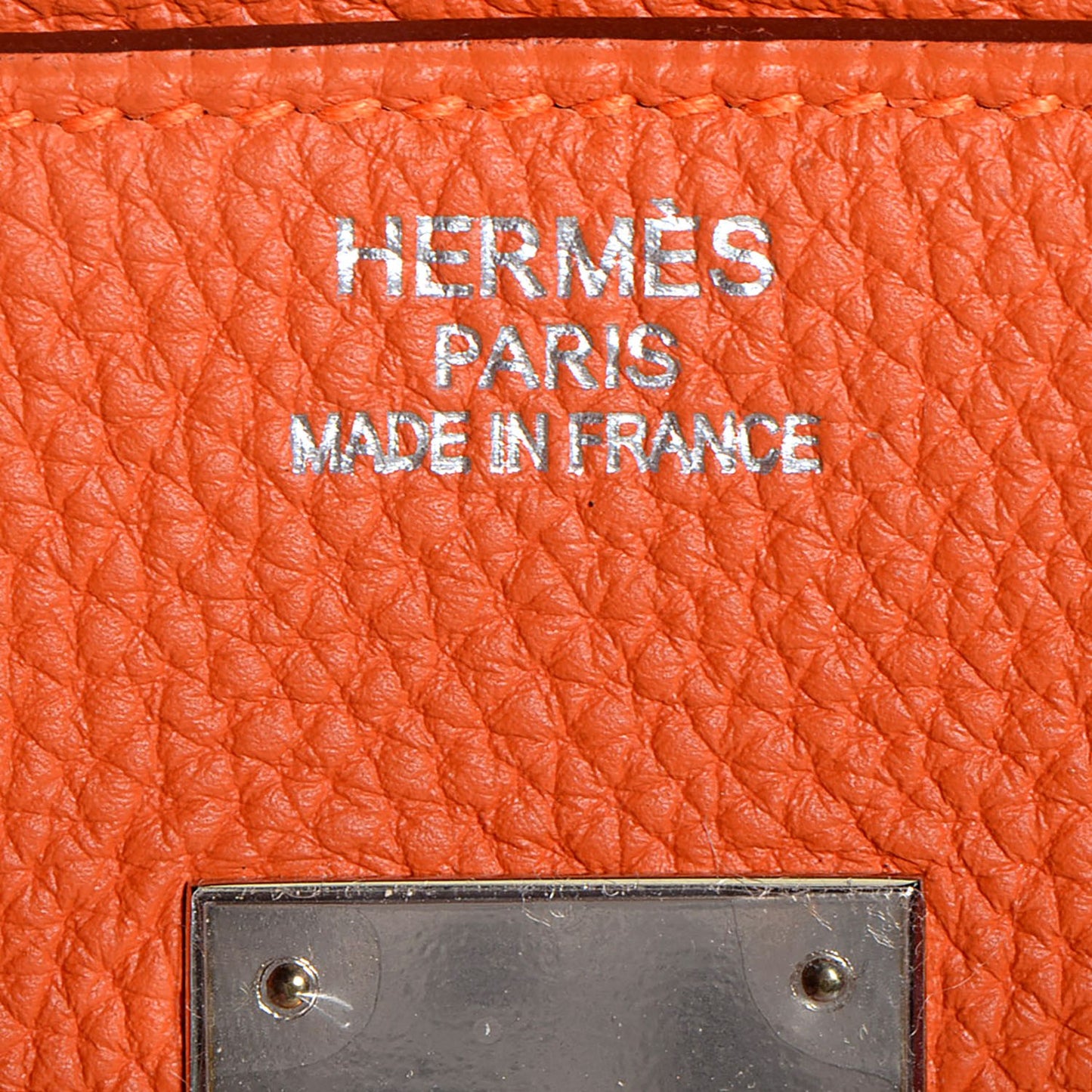 Togo Birkin 35 Orange