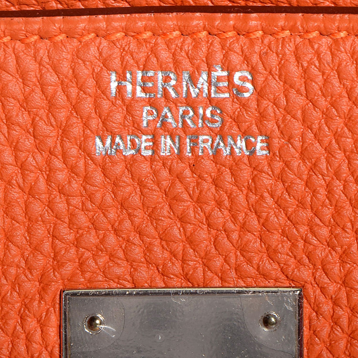 Hermes Togo Birkin 35 Orange 8 of 22