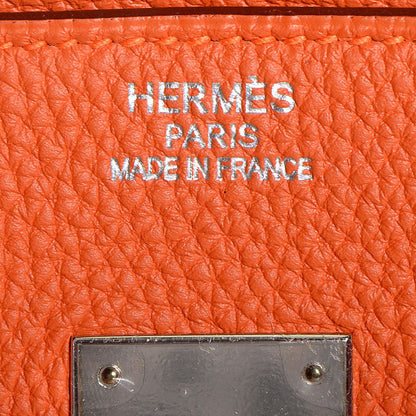 Hermes Togo Birkin 35 Orange 8 of 22