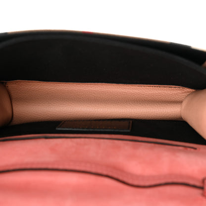 Burberry Derby Calfskin House Check Small Macken Crossbody Bag Copper Pink 5 of 15