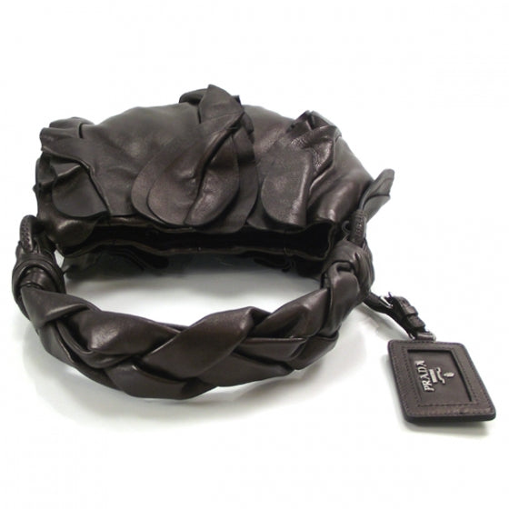 Nappa Mordore Ruffle Shoulder Bag