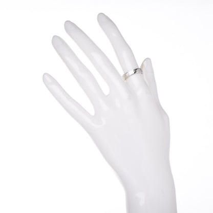 Cartier 18K White Gold Diamond 3.5mm LOVE Wedding Band Ring 50 5.25 2 of 5