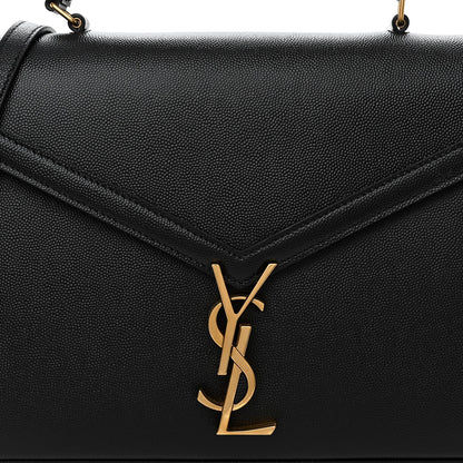 Saint Laurent Grain de Poudre Medium Classic Monogram Cassandra Top Handle Black 7 of 9
