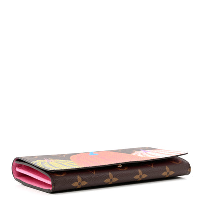 Louis Vuitton LV X YK Monogram Kusama Pumpkin Sarah Wallet 4 of 7