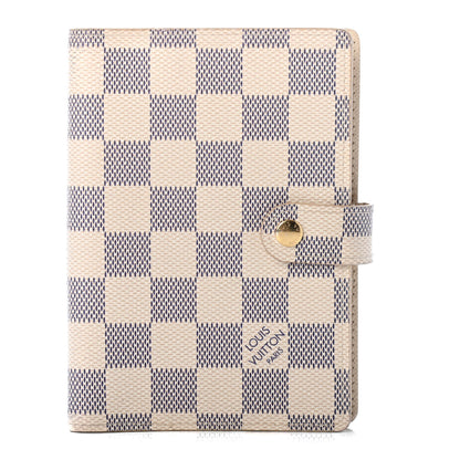 Louis Vuitton Damier Azur Small Ring Agenda Cover 1 of 7