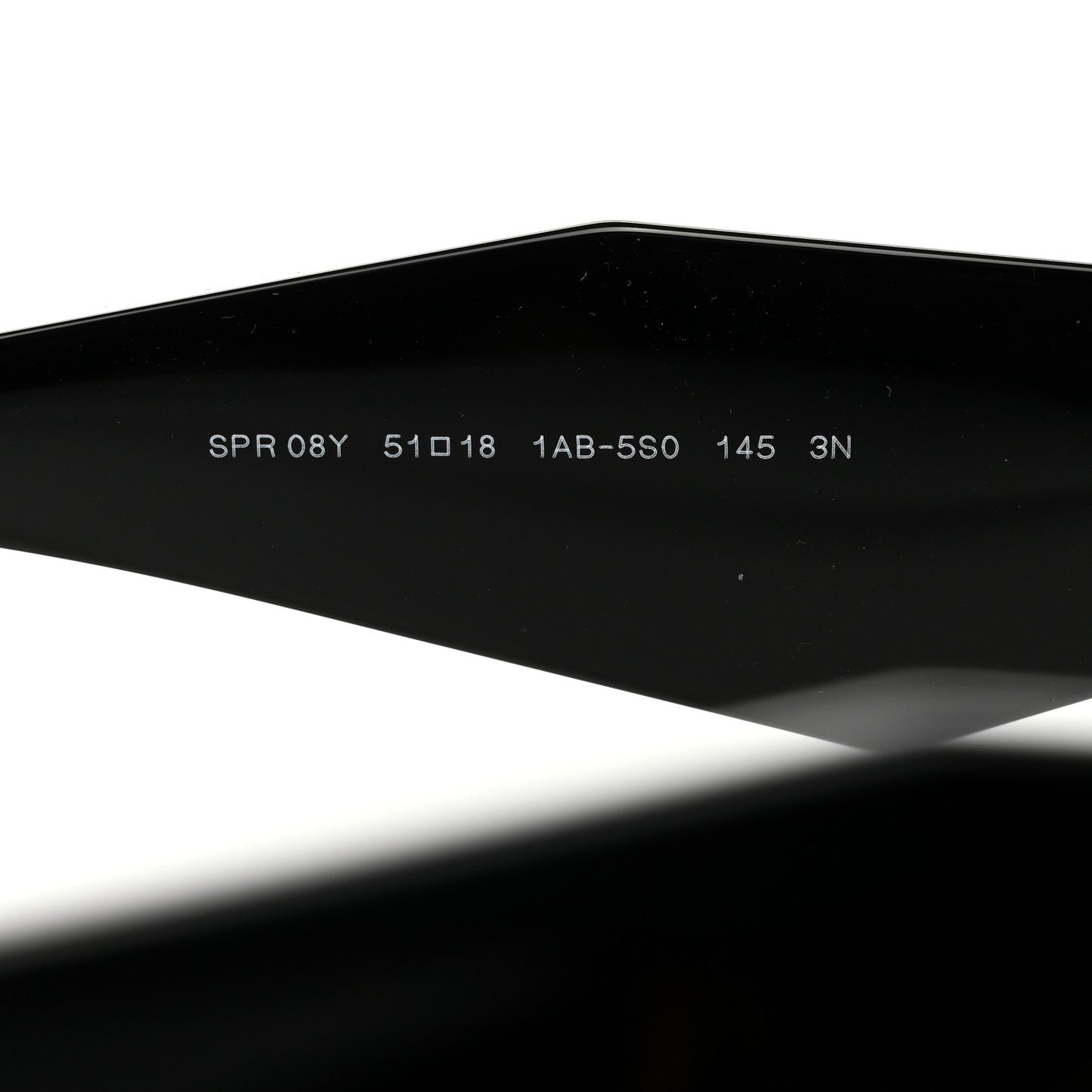 Acetate Symbole Sunglasses SPR 08Y Black