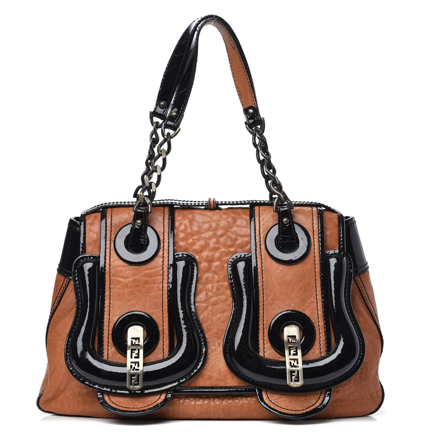 Nappa Patent B Bag Osso Black