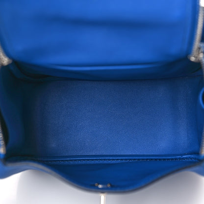 Hermes Swift Mini Lindy 20 Bleu France 5 of 10