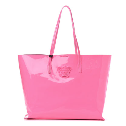 Versace Vernice Palazzo Medusa Tote Pink 1 of 9