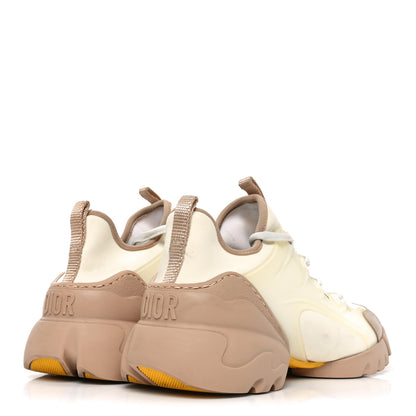 Christian Dior Neoprene Rubber Womens D-Connect Sneakers 36.5 White Beige 5 of 8