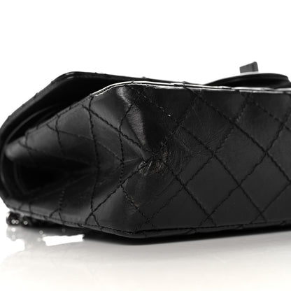 Chanel Aged Calfskin Quilted 2.55 Reissue 225 Flap So Black 9 of 11