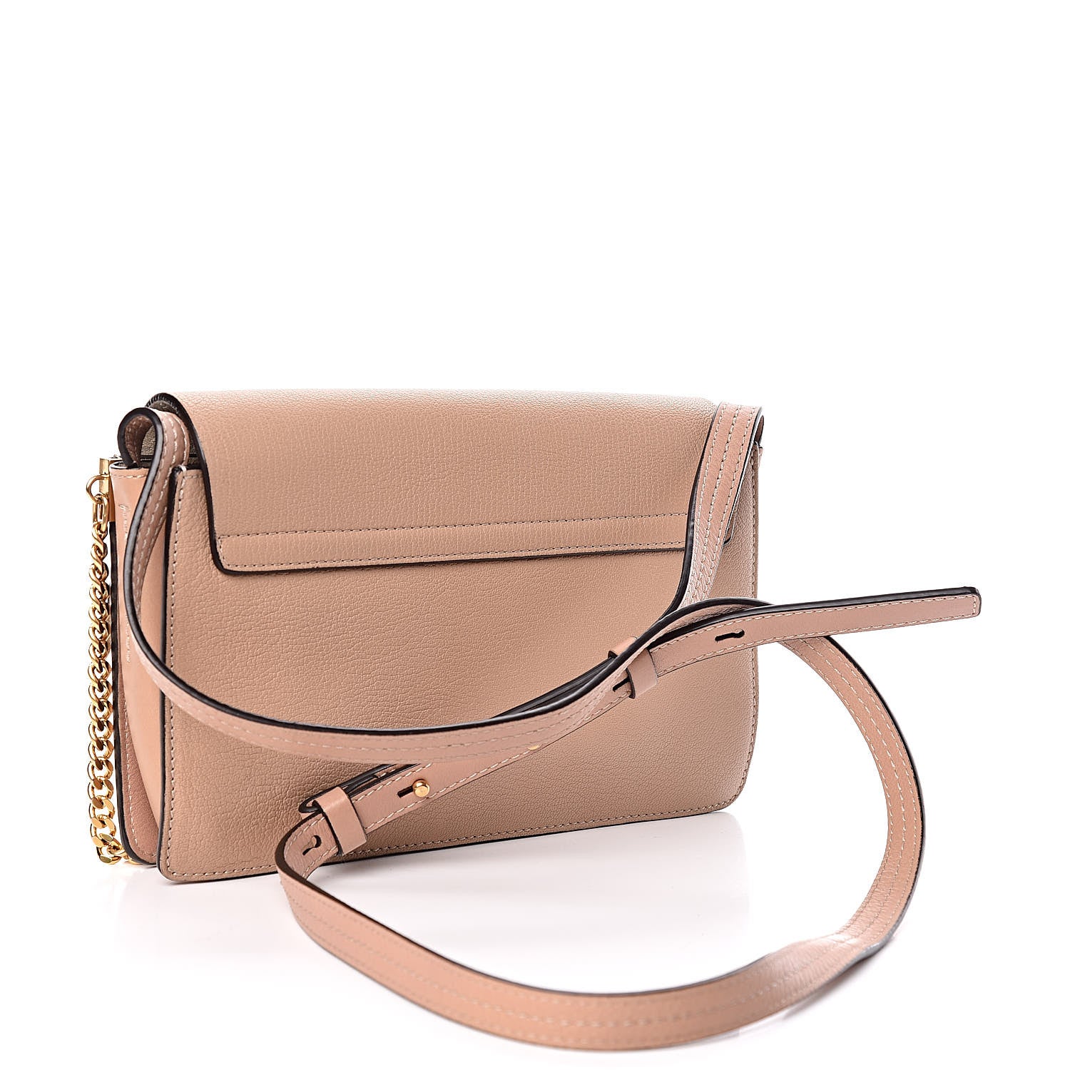 Chloe Goatskin Small Faye Shoulder Bag Biscotti Beige 3 of 9