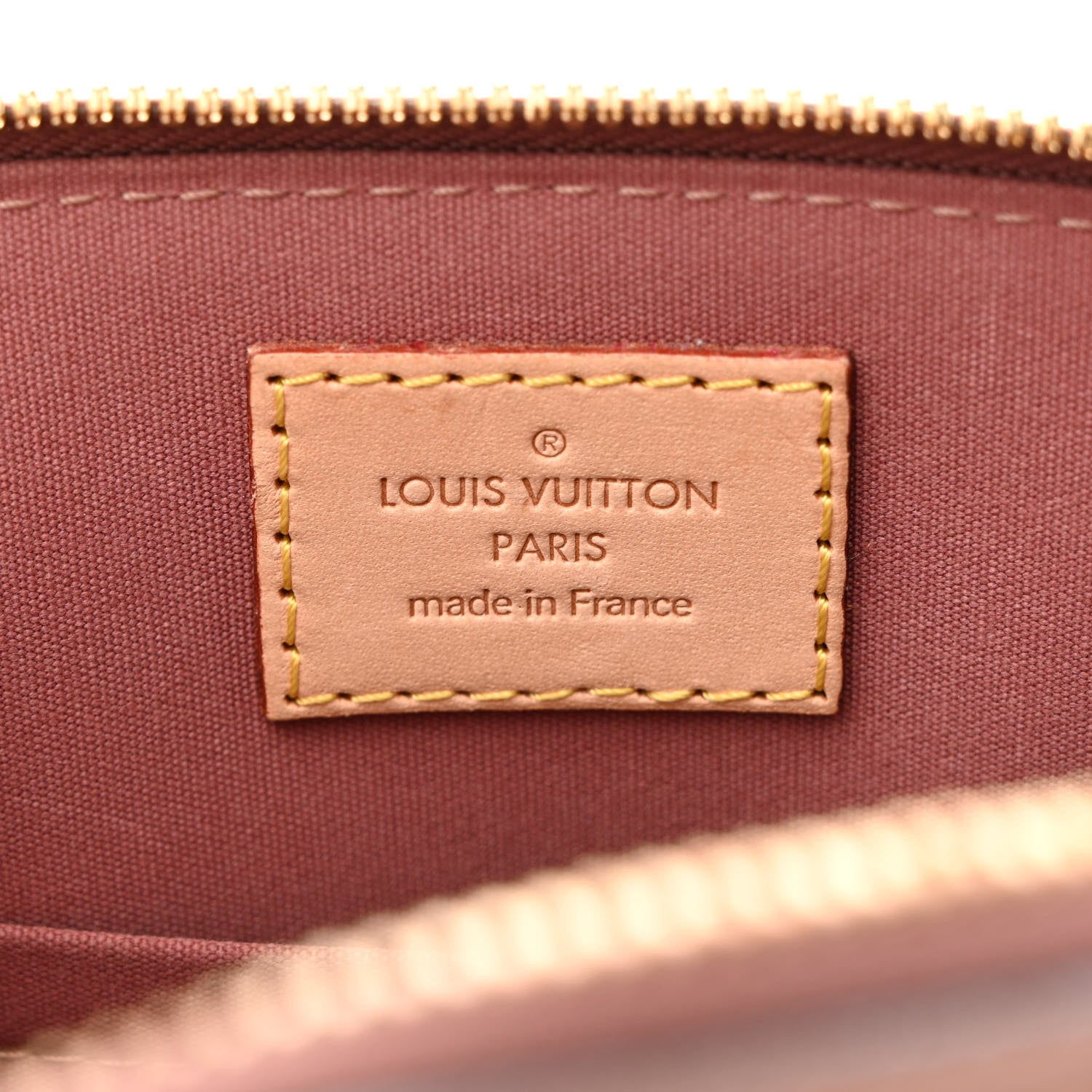 Louis Vuitton Vernis Alma BB Rose Velours 6 of 12