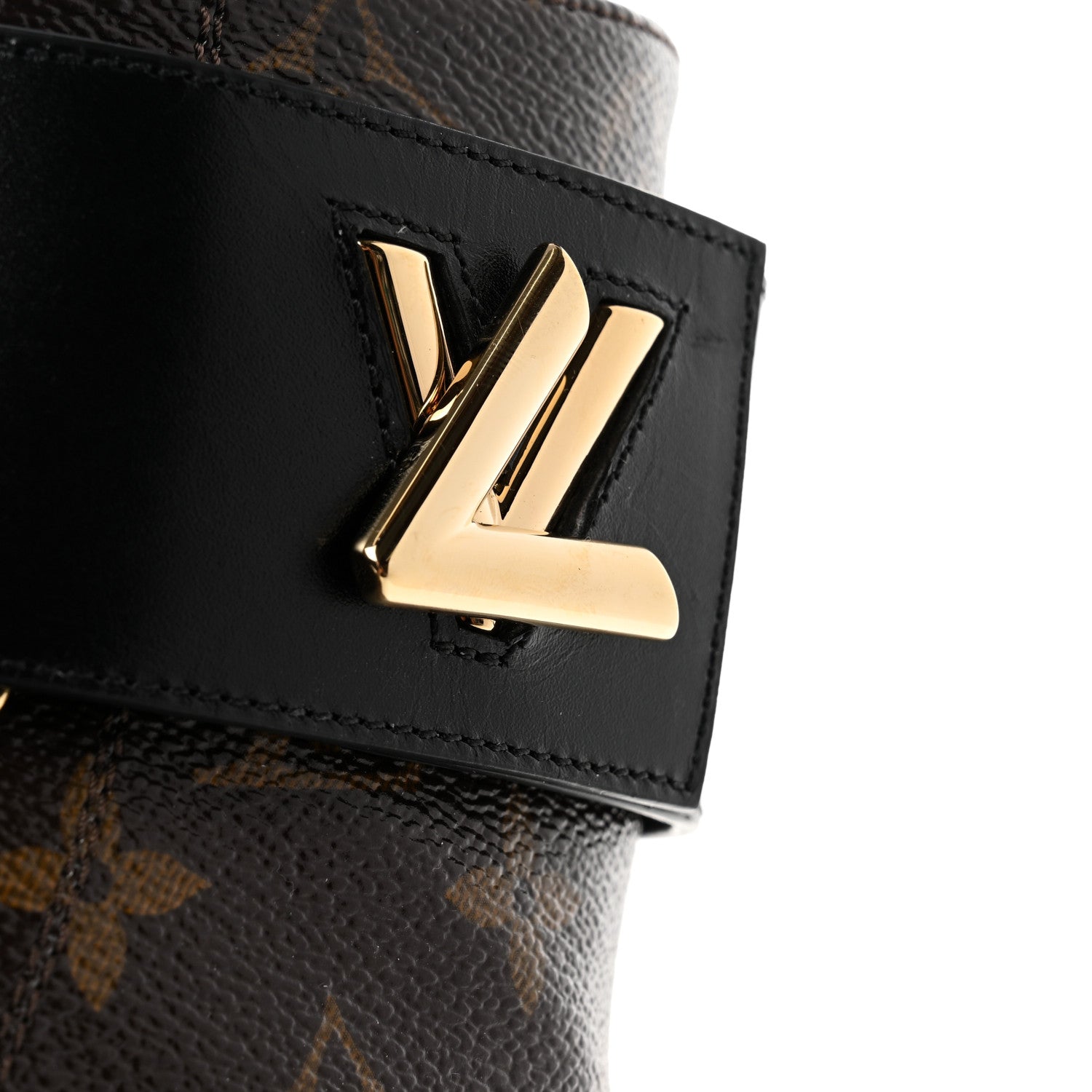 Louis Vuitton Calfskin Monogram Wonderland Flat Ranger Boots 40 Black 8 of 10
