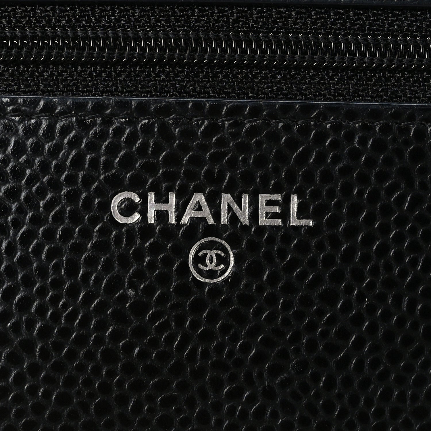 Chanel Caviar Quilted Wallet on Chain WOC Black 6 of 10