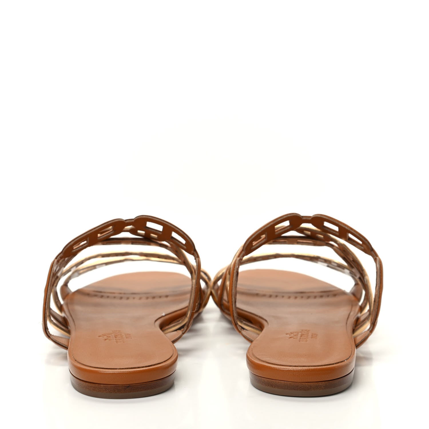 Hermes Nappa Thalassa Sandals 37 Beige Doré 7 of 11
