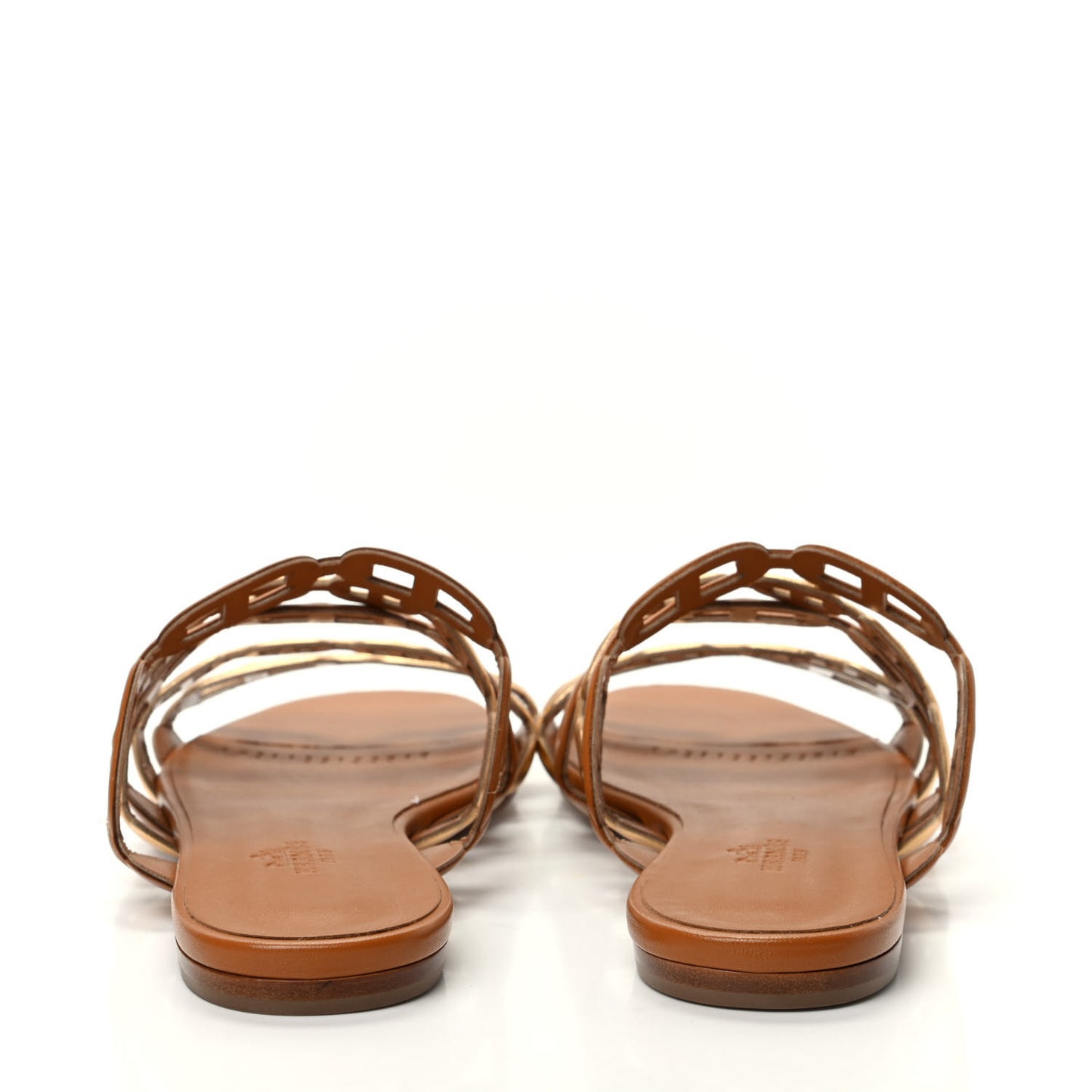 Nappa Thalassa Sandals 37 Beige Doré