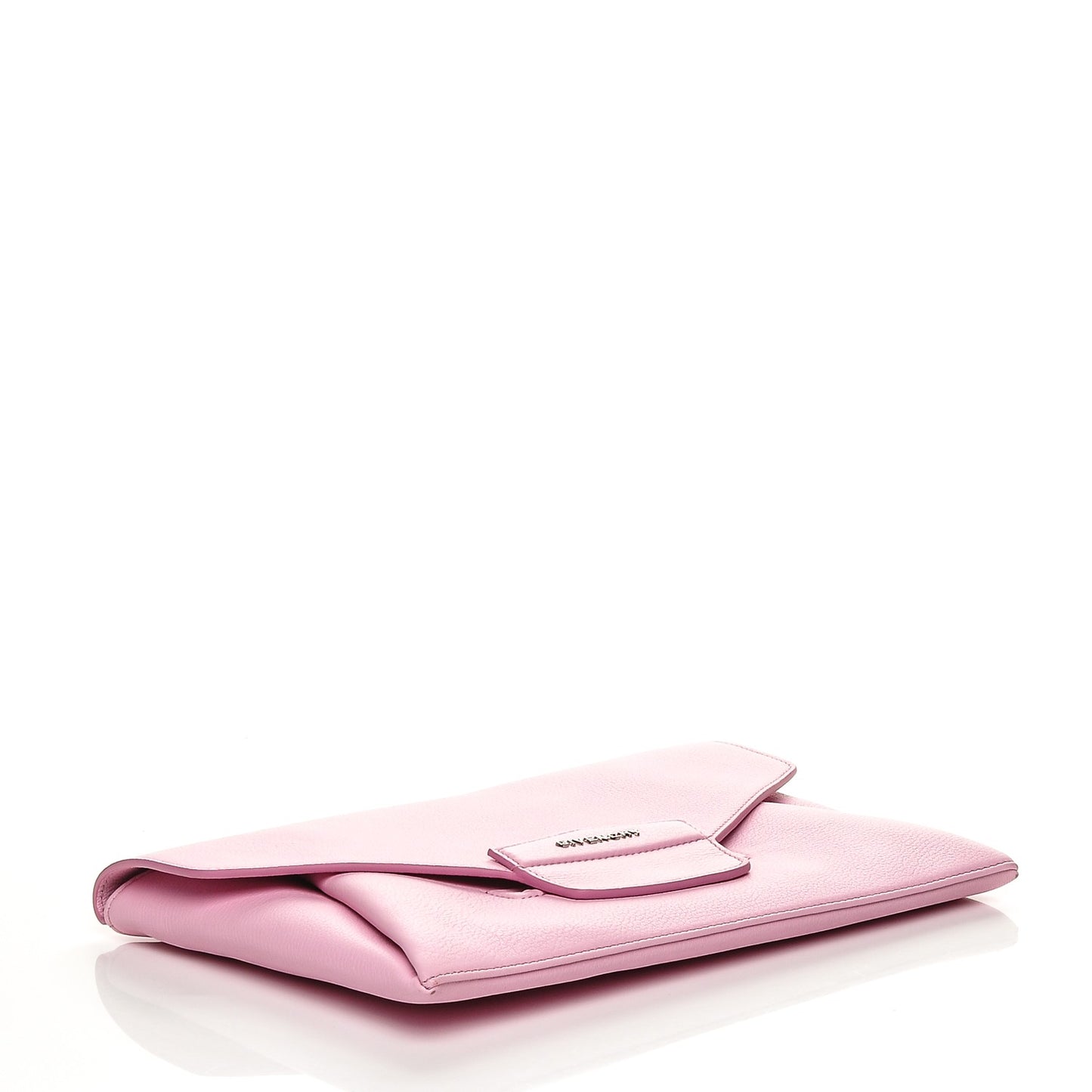 Sugar Goatskin Medium Antigona Envelope Clutch Pink