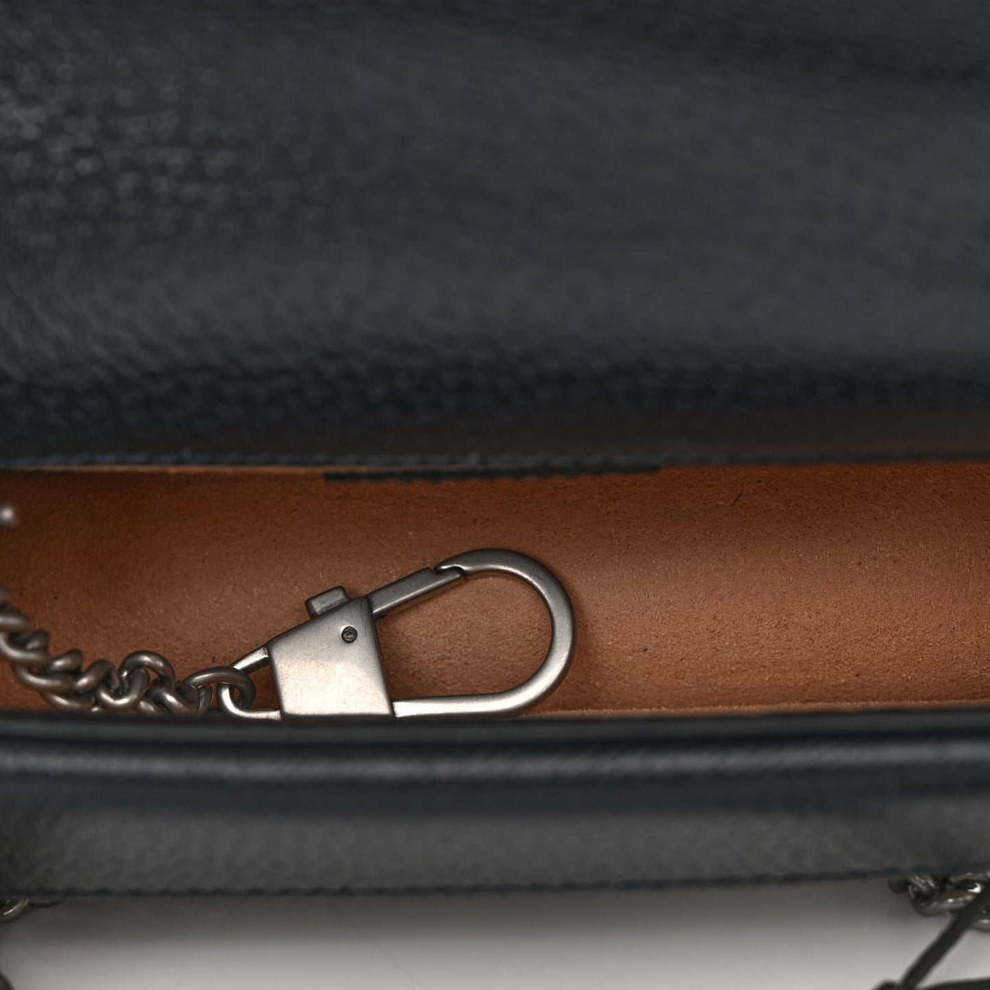 GG Supreme Monogram Textured Dollar Calfskin Super Mini Dionysus Shoulder Bag Beige Blue