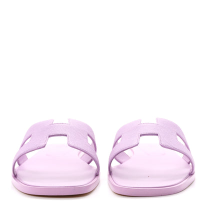 Hermes Epsom Oran Sandals 38.5 Violet Amethyste 3 of 11