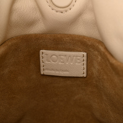 Loewe Calfskin Mini Flamenco Knot Clutch Angora 6 of 10