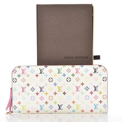 Louis Vuitton Monogram Multicolor Insolite Wallet White Litchi 8 of 8
