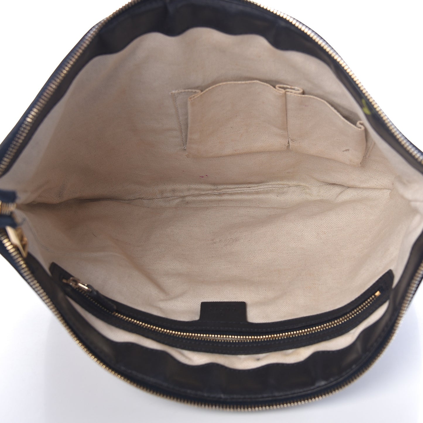 Monogram Vintage Web Medium Half Moon Hobo Navy