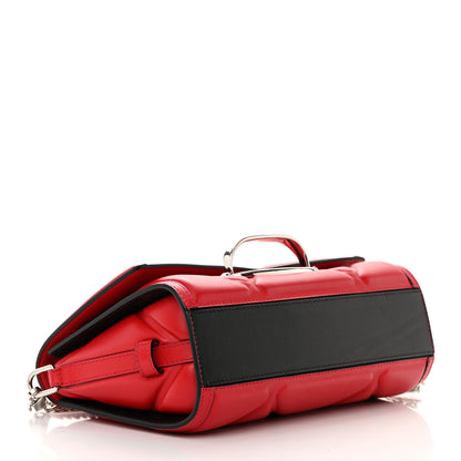 Alexander McQueen Calfskin The Story Quilted Shoulder Bag Red 4 of 15