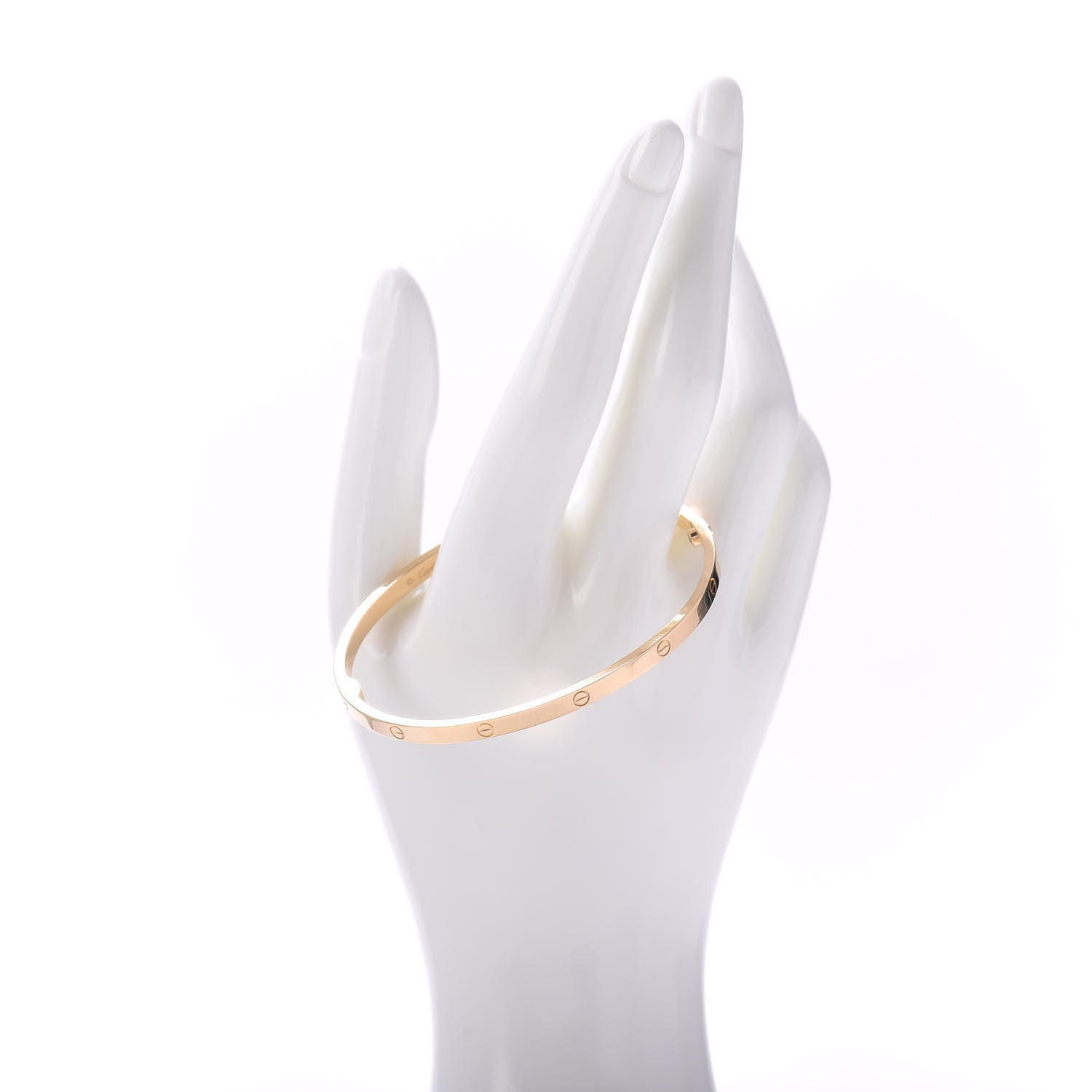 Cartier 18K Yellow Gold Small LOVE Bracelet 19 2 of 5