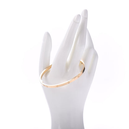 Cartier 18K Yellow Gold Small LOVE Bracelet 19 2 of 5