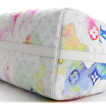Louis Vuitton Monogram Watercolor Keepall Bandouliere 50 Multicolor 8 of 9