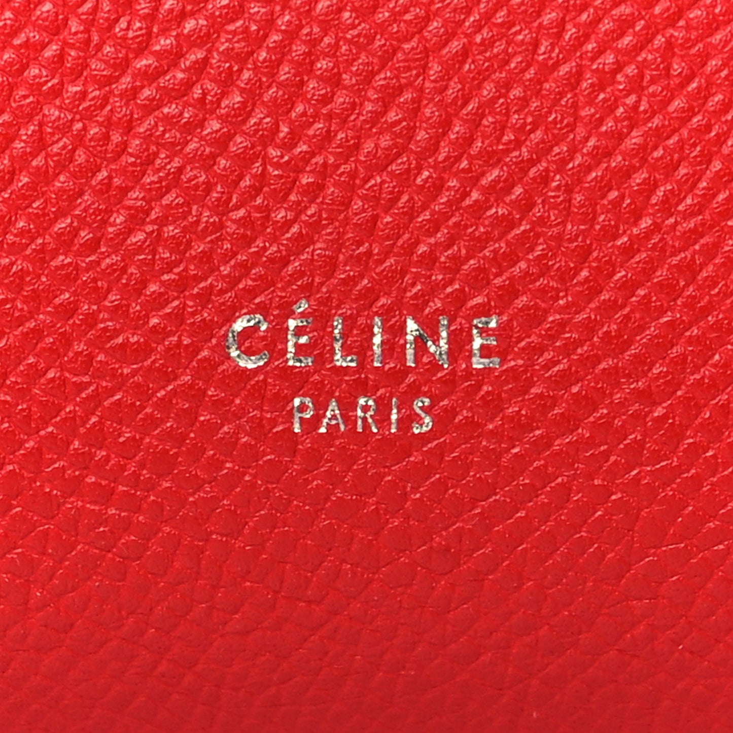 Baby Grained Calfskin Micro Belt Bag Coquelicot