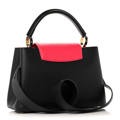 Louis Vuitton Taurillon Capucines PM Black Rose Berlingot 2 of 9