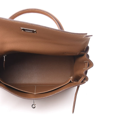 Hermes Togo Kelly Retourne 32 Gold 6 of 12